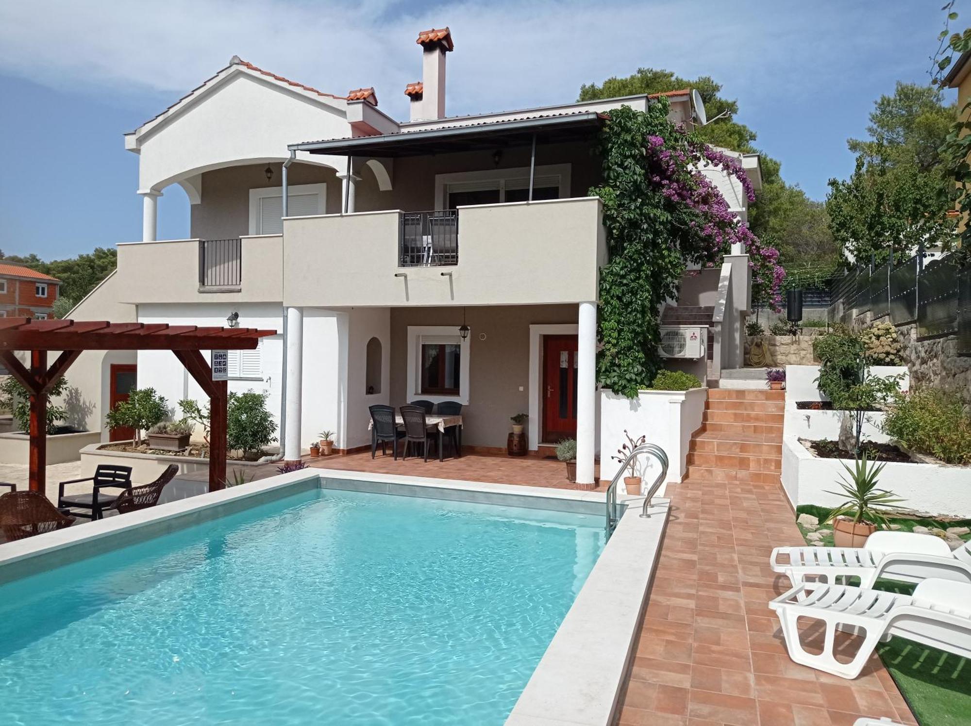 Villa Niko With Private Swimming Pool Задар Екстериор снимка